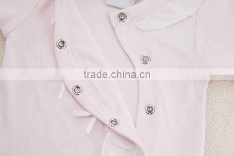 Hot Sale Baby Soft 100% Cotton Spring Autumn Winter Light Pink Newborn Baby Sleeping Bag