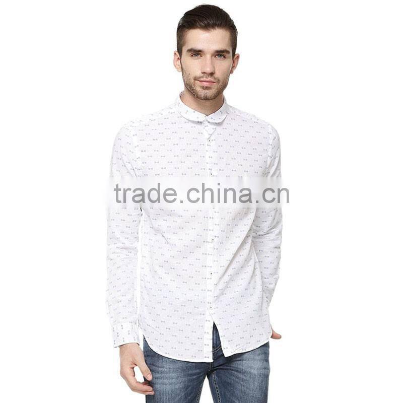 China manufacturer italian men shirts high collar cheap shirts for men