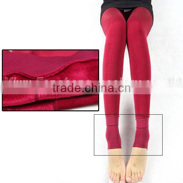Winter to thicken the metal color warm leggings