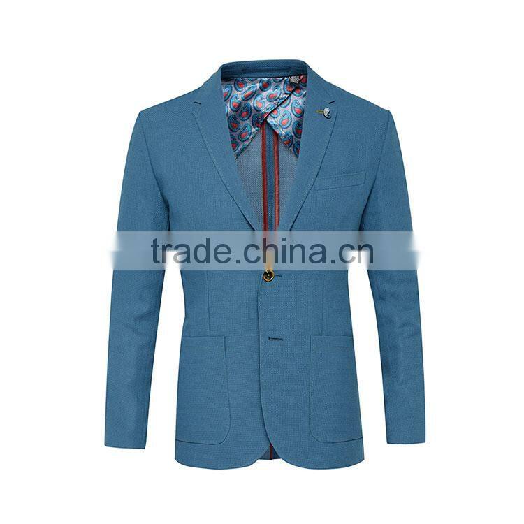 2017 Trending Products Half Lining Polyester Viscose Fashion Office Custom Man Simple Suit Designs