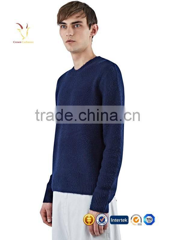 Woven Men Cotton Pure Cashmere Sweater for Man
