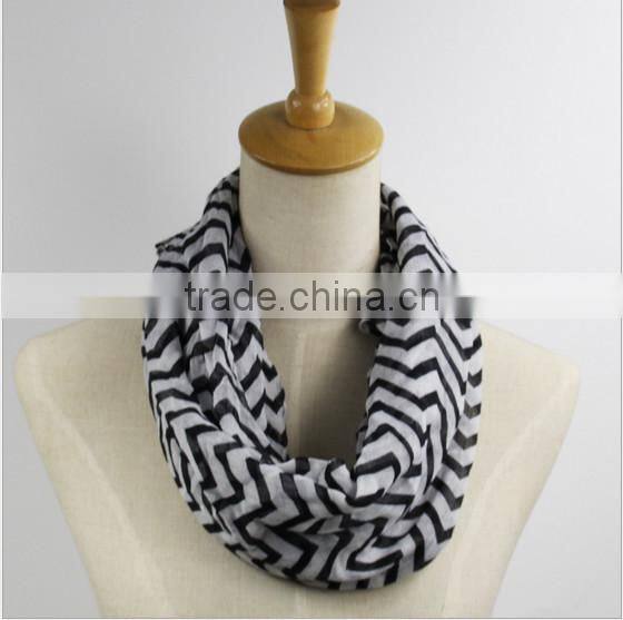Newest Fashion Voile Printed Neckerchief