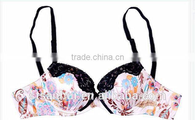 wholesale plus sizes women bra ladies beautiful flower sexy bra