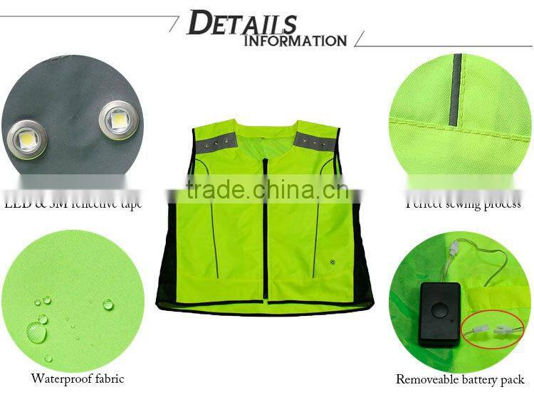 Wholesale LED flashing biker clothes