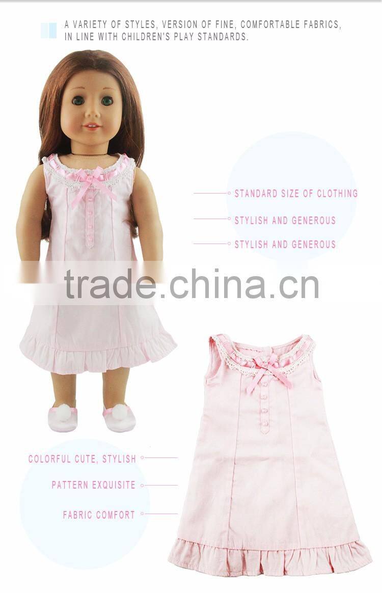ODM 18 American girl long dress chiffon new style
