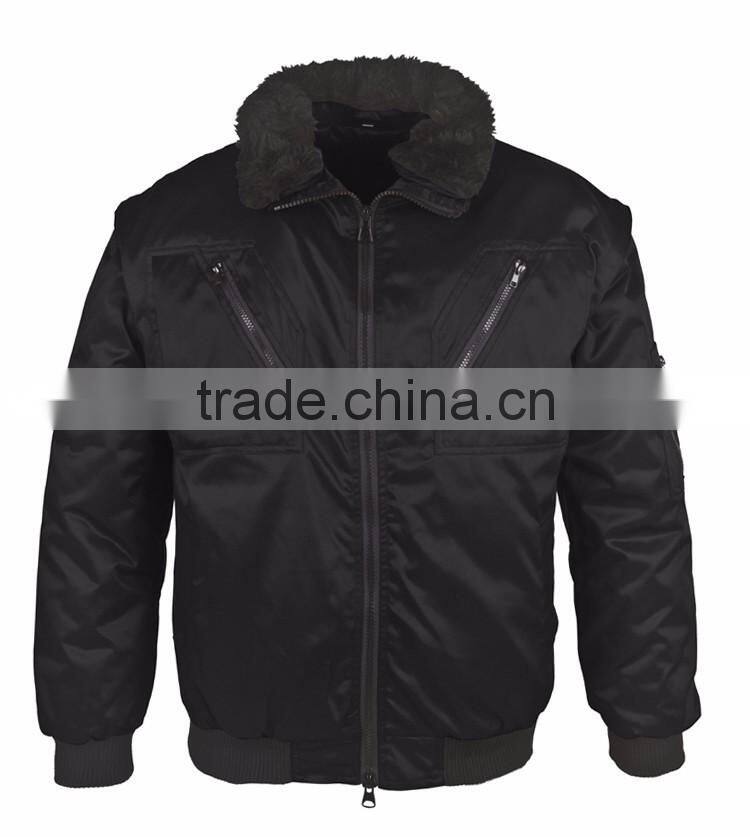 3 in 1 workwear warm men pilot jacket winter bomber jacket