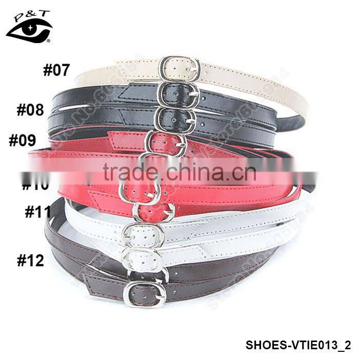 Removable Shoes Straps Detachable Shoe Strap Adjustable Leather Straps with Adjustable Buckle Shoes Accessories 12 Colors
