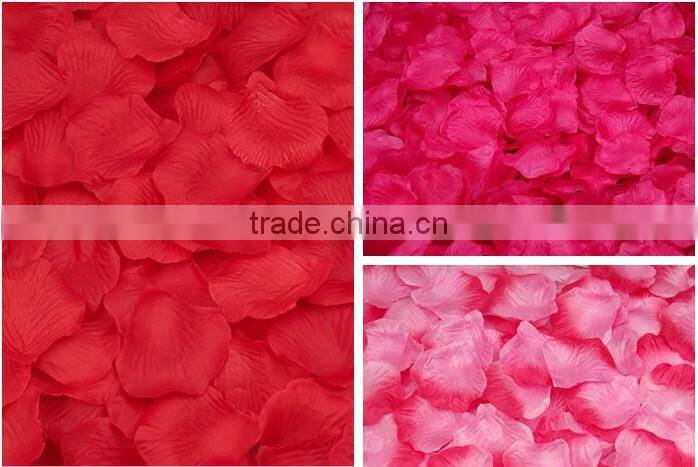Festival decoration flower silk rose petals wholesale--37 color for choose