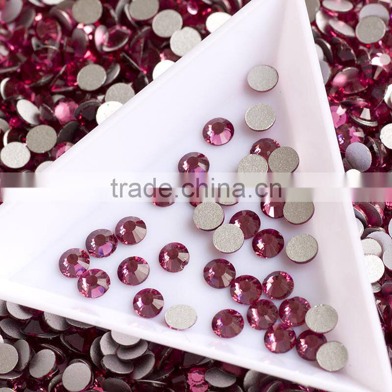 Good looking non hot fix glass rhinestones in bulk for garment