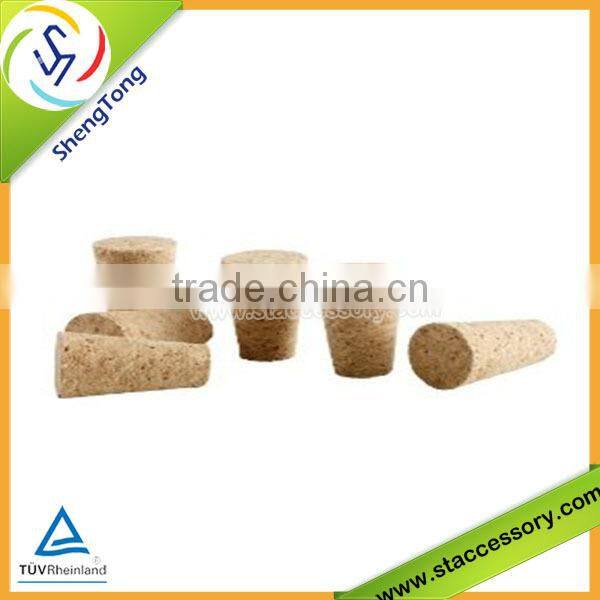 High quality small glass bottle wooden cork stopper wholesale