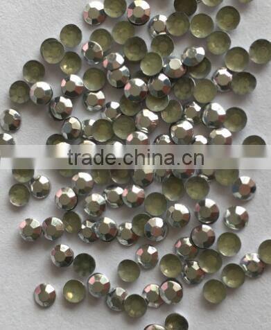 Hot fix Octagon Aluminum beads hot fix rhinestud