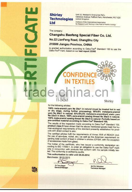 Fireproof Sewing Thread, aramid Sewing Thread