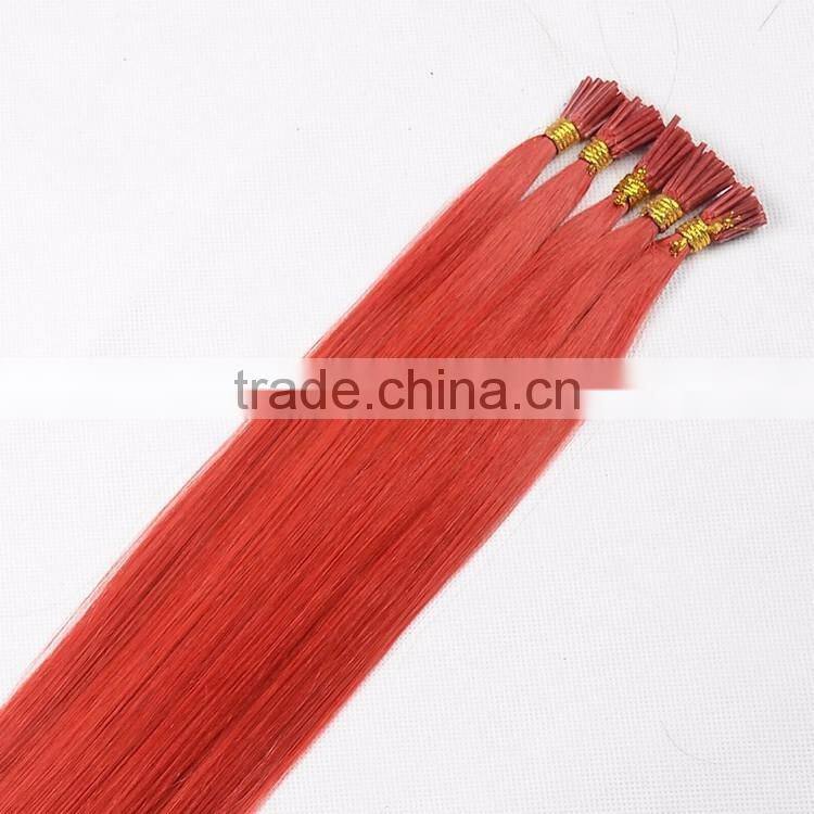 Alibaba China market 100% human hair , i tip hair