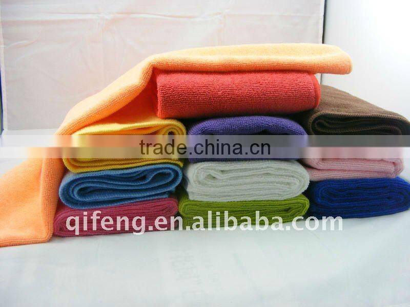 Stripe Purple Microfiber Towel