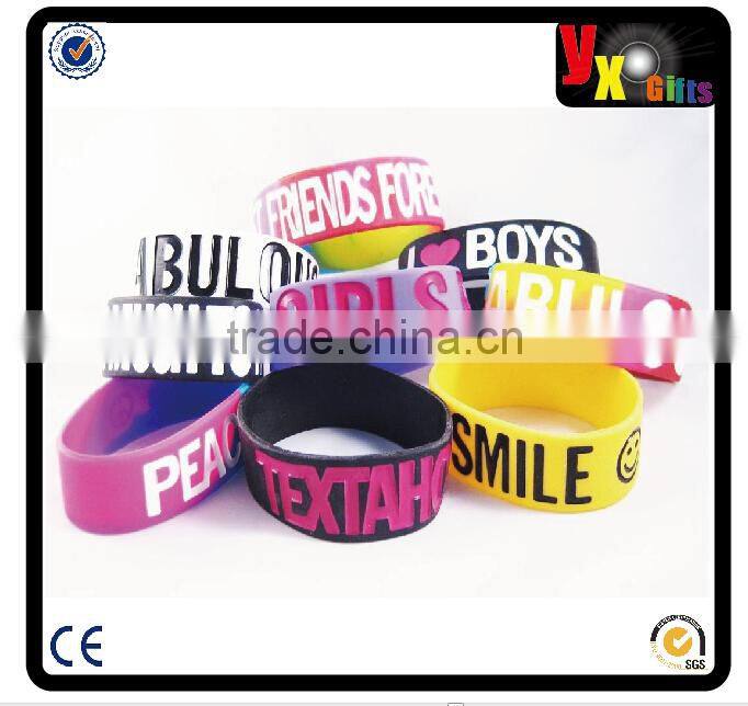 I HAVE ALLERGIES Writable AllerMates Silicone Wristband for Kids - Size M/L