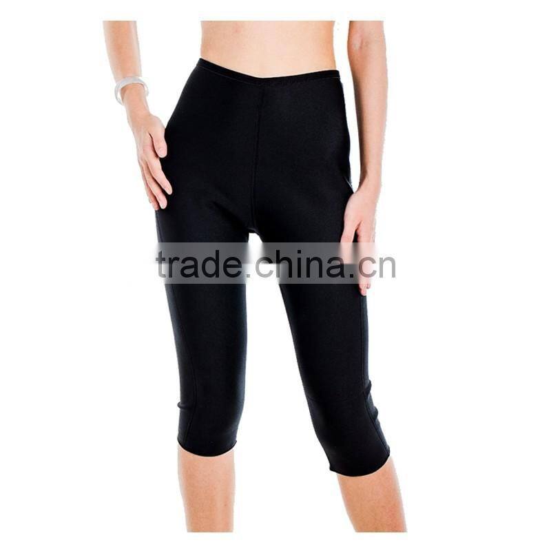 fitness hot yoga wear waterproof windproof neoprene thigh slimming pants