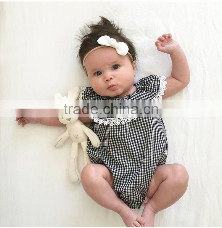 Floral girl boutique clothes newborn baby clothes rompers newest printed baby romper