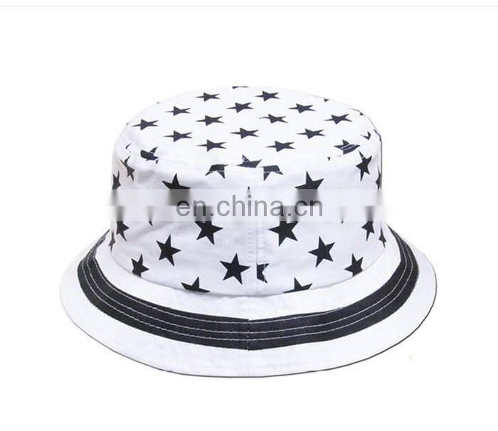 Custom cotton bucket hat printed plain bucket hat