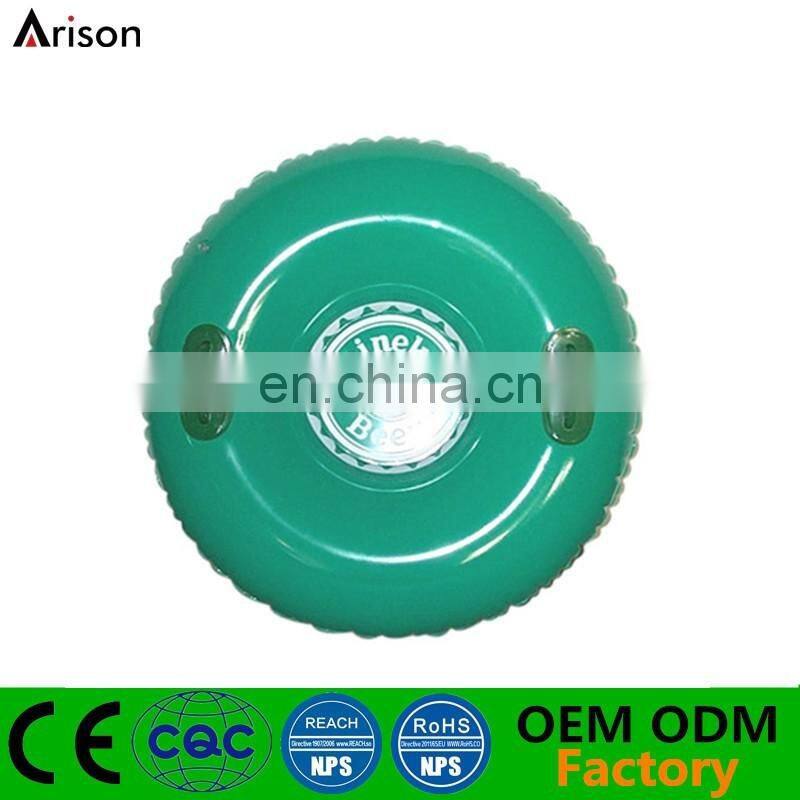 Customizable round single snow board inflatable single ski board inflatable water skiing board for 1 person