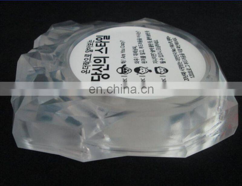 2014 new design promotion led coaster flashing pads