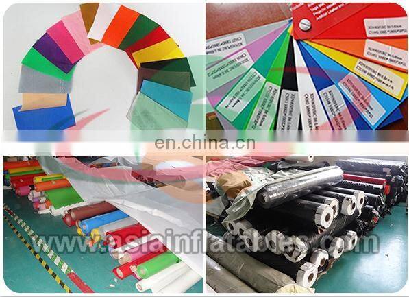 6 people blue and white water inflatable flying fish for tied for adult as water game