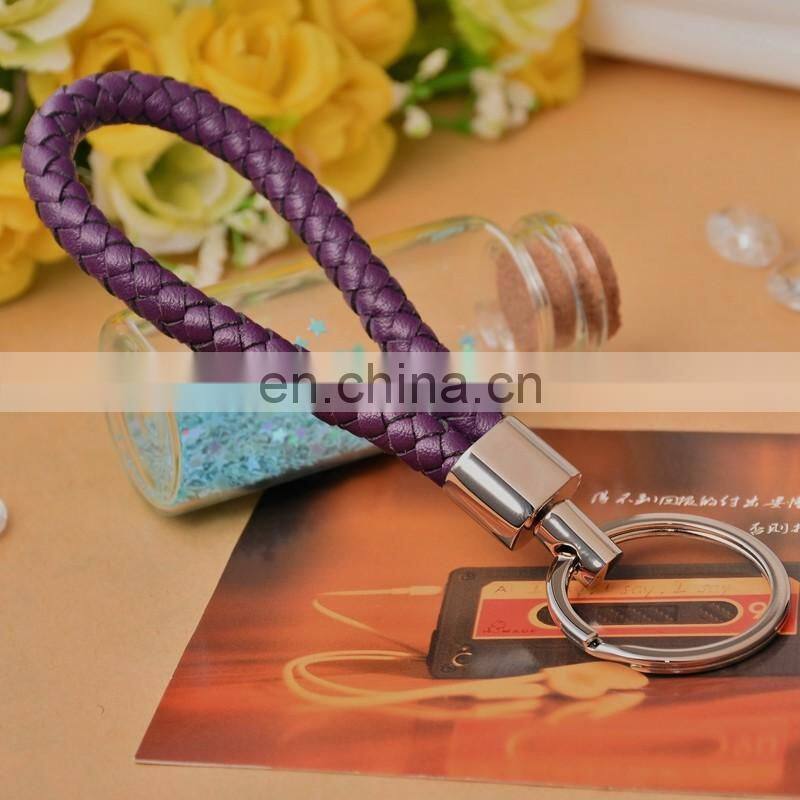 2016 Newest Style Simple Style High Quality Woven Rope Keychain