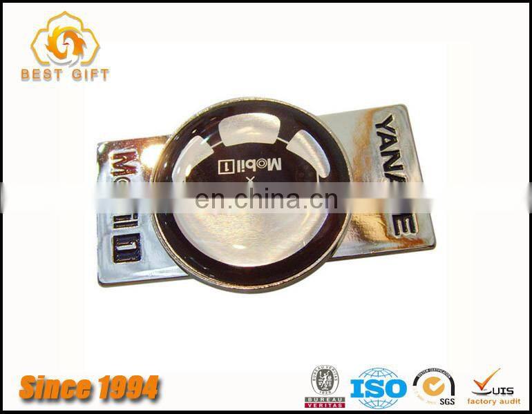 Guangdong Factory Custom Logo Golf Ball Marker Epoxy Animel Magnetic Golf Hat Clips