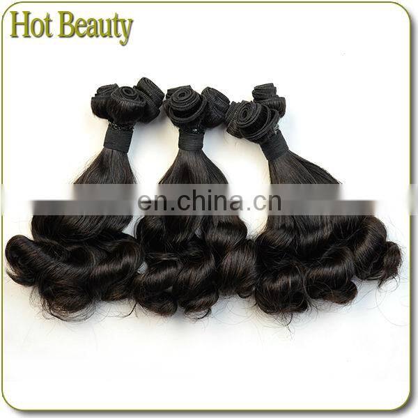 Natural Color 7A Spring Curl Virgin Funmi Hair Bouncy Curl