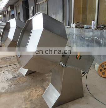 Octagonal snack food flavoring machine/disk fried peanuts seasoning machine/drum potato chips season machine