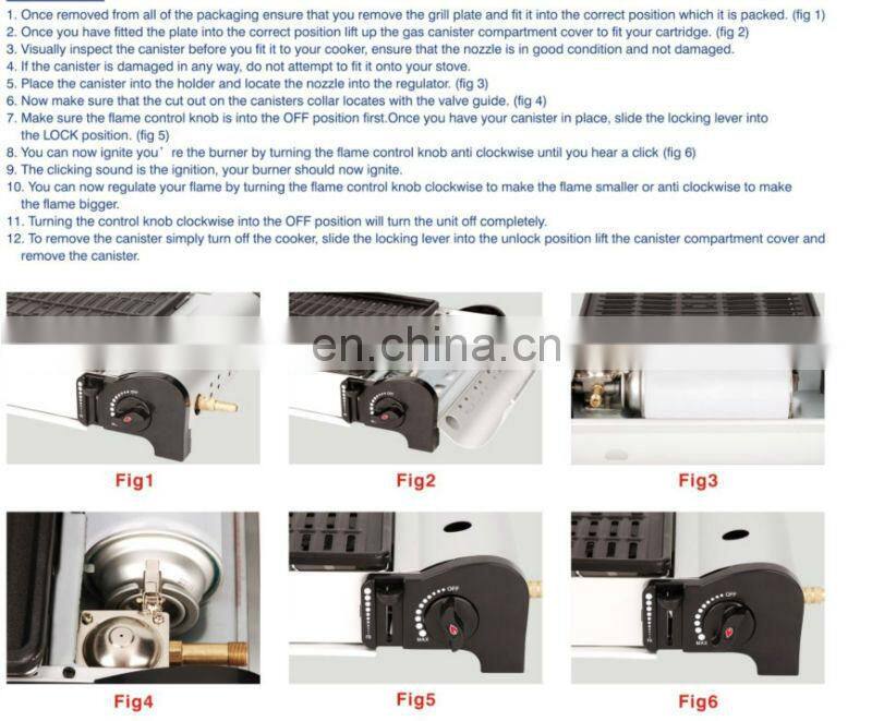 high quality CE portable gas bbq grill