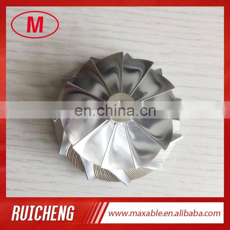 GT15-25 47.50/60.01mm 11+0 blades 720915-0004/737692-0002 Upgrade Turbo Billet/milling/aluminum 2618 compressor wheel for Q7
