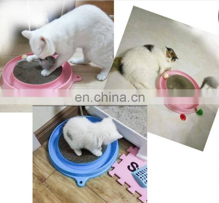 Pet Toys Cat Crazy Ball Disk Catch The Mouse Toy Interactive Amusement Plate Cat Moving Turntable