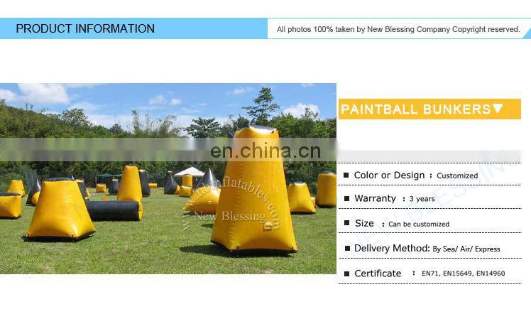 CS Game Target Shooting Inflatable Archery Inflatable Paintball Bunkers for rental