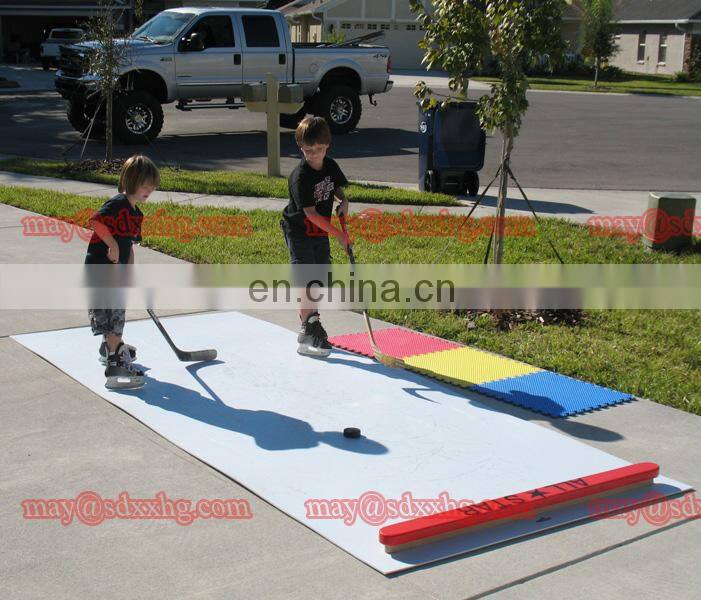 High density polyethylene HDPE shooting pads for hockey training