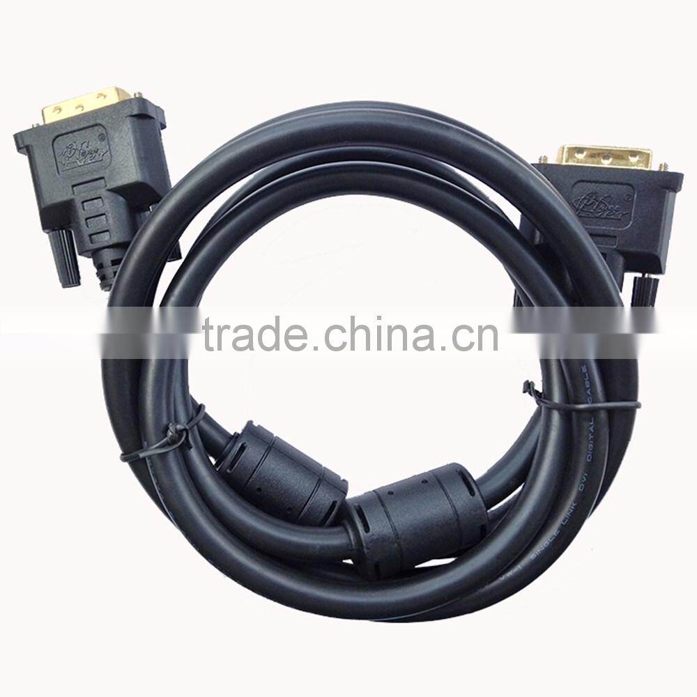 GOOD COMPATIBILITY PCER 24+1 MALE TO MALE DVI CABLE FOR COMPUTER/TV