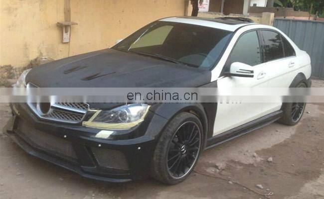 C63 black series body kits for MB C-class W204 C63 body kits 12y~ to black series style
