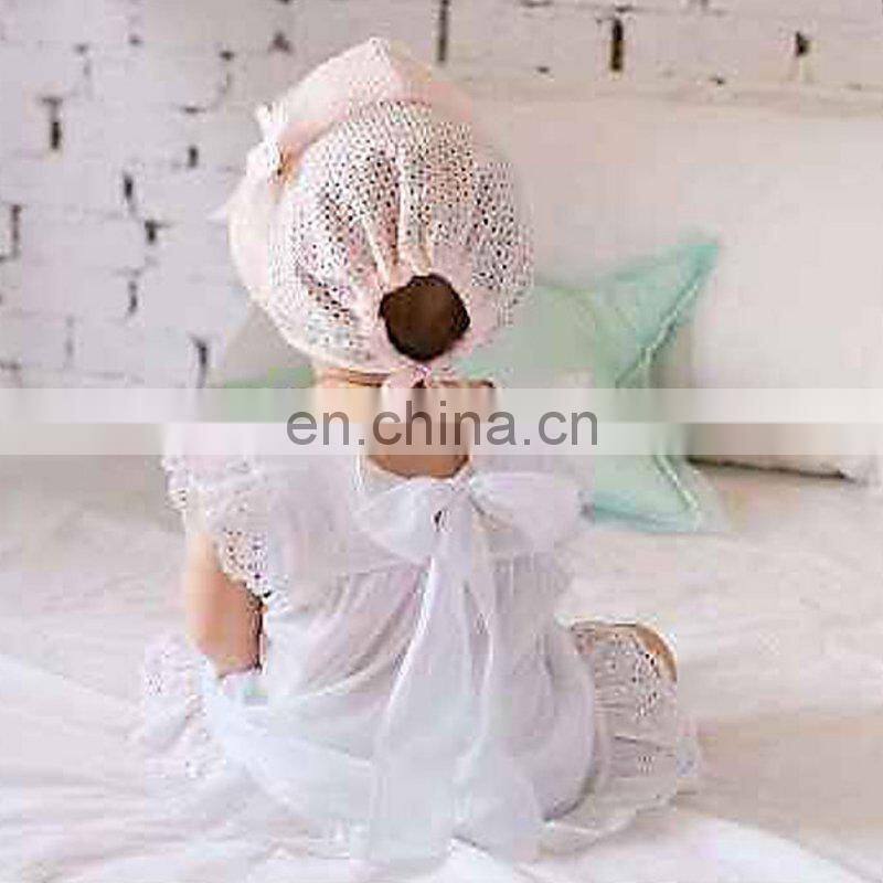 Sweet Lovely Cute Princess Children Kids Girls Baby Hat Beanie Pink New Lace Floral Caps