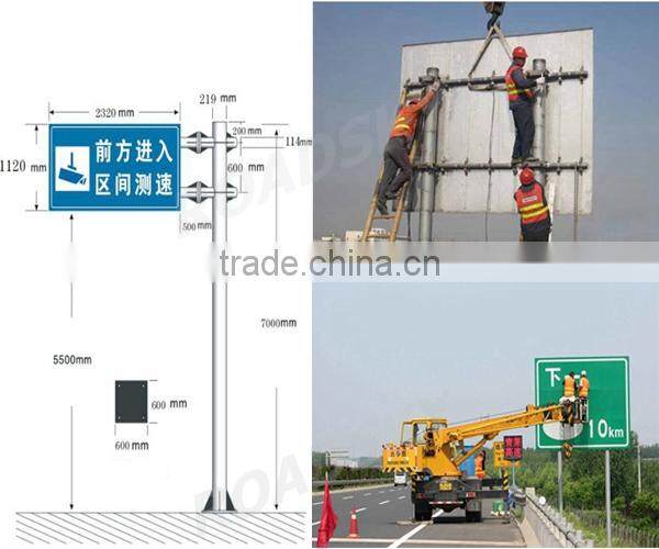 Custom Traffic Signs With Alumiun Plate And High Visibility