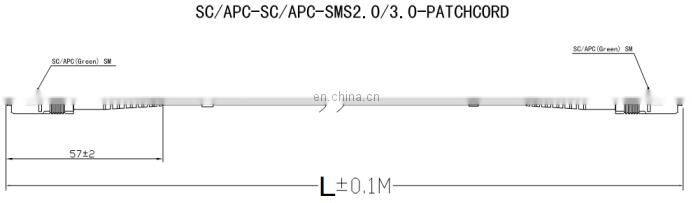 GL fibre optic cable pigtail lcupc multimodepigtail lcupc multimode om3plc splitter singlemode