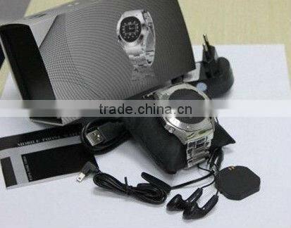 Stainless steel watch mobile phone W968T