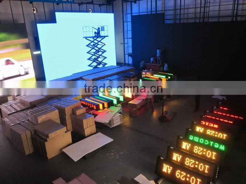 P6 indoor Installation Fast Rental stage car show full color led indoor LED screen