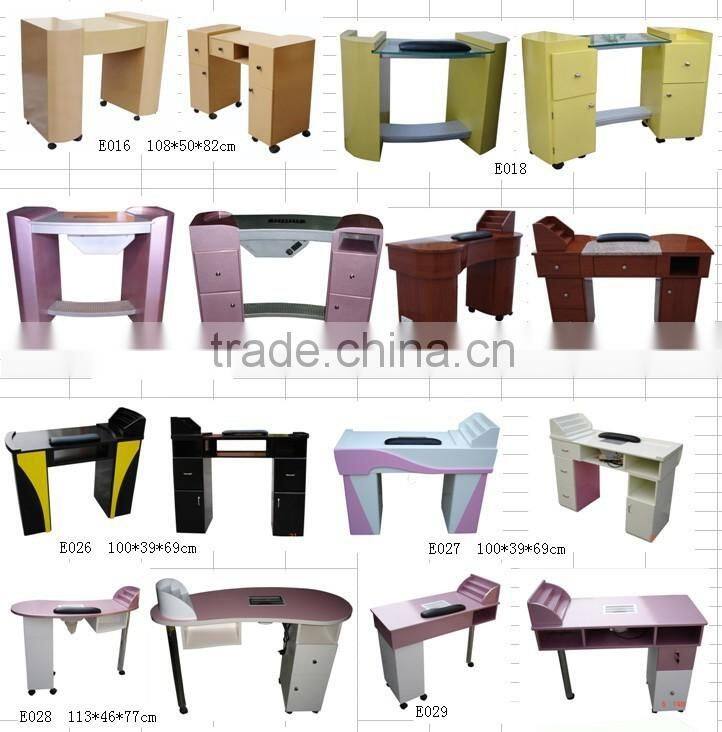 European pink double maincure table