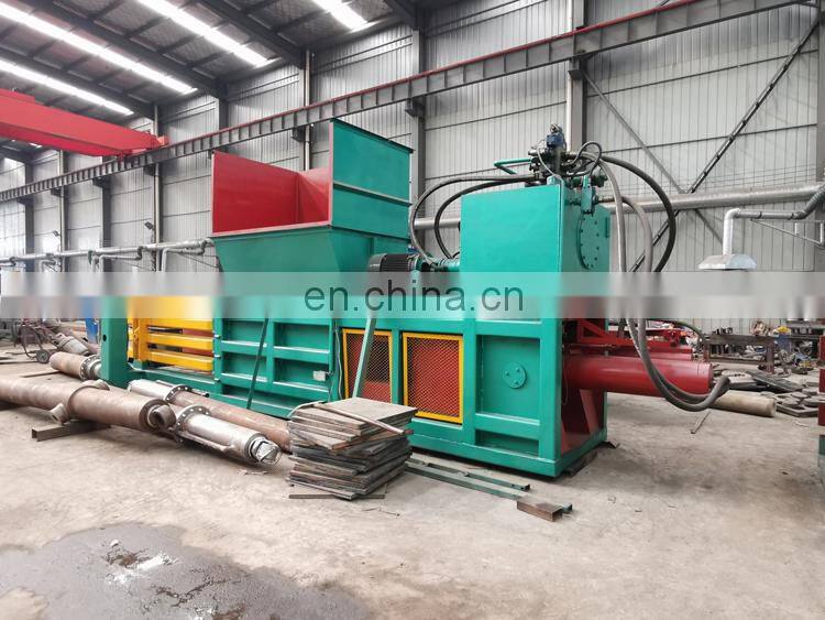 Automatic waste paper horizontal baling press for garbage,cardboard, straw, plastic