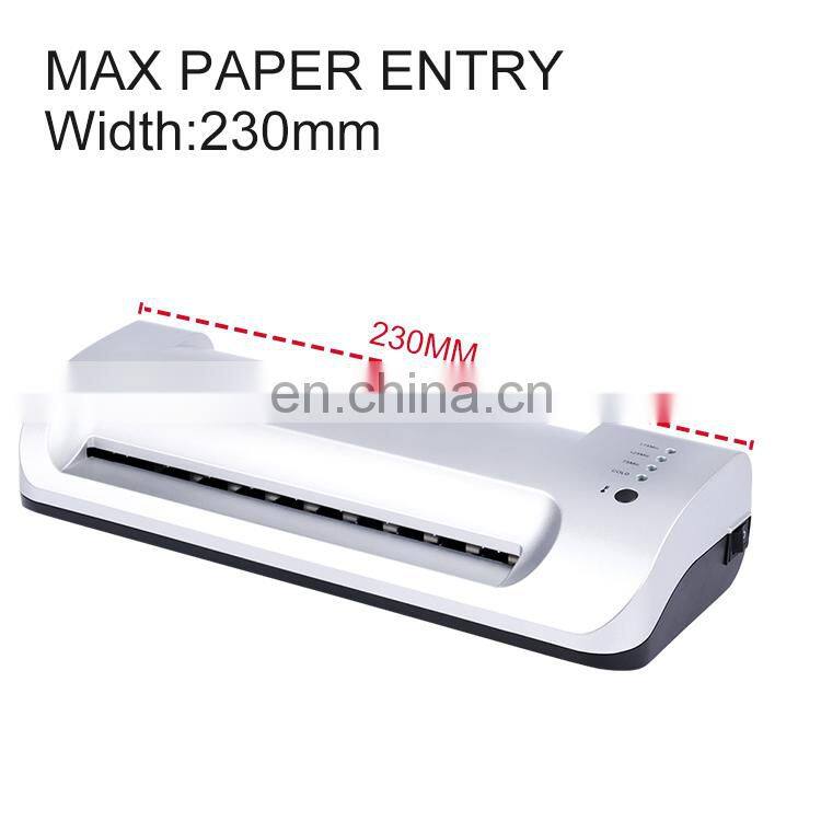 Willing OL260 A4 Professional Laminating Pouch Plastic Paper Sheet 2 Roller Photo And Document Thermal Laminator Machine