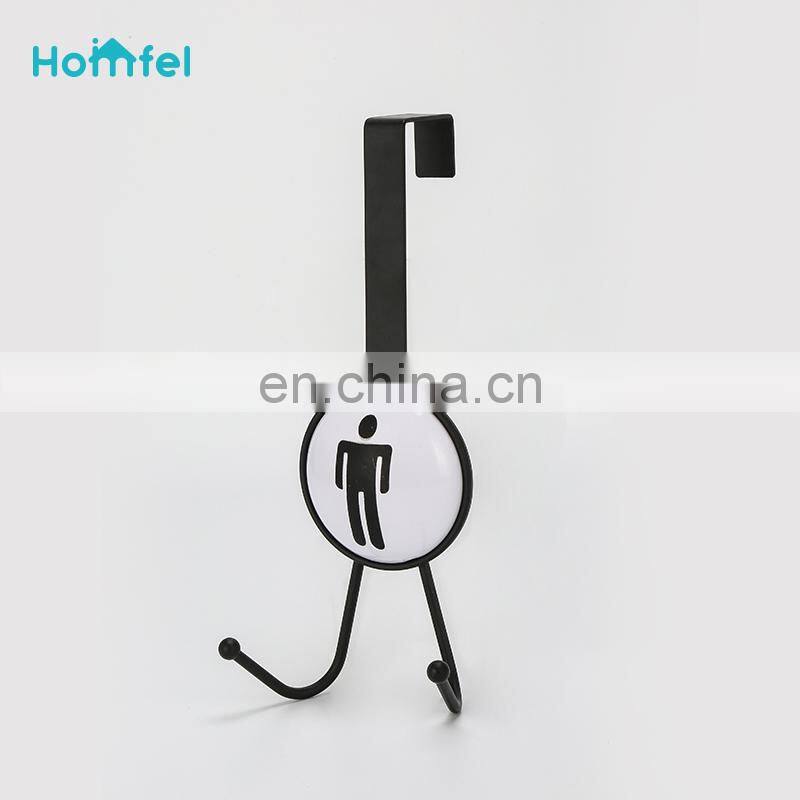 Over door hooks door hangers wood Entryway Bathroom Kitchen hang clothes hat Purse bag hooks chrome plate