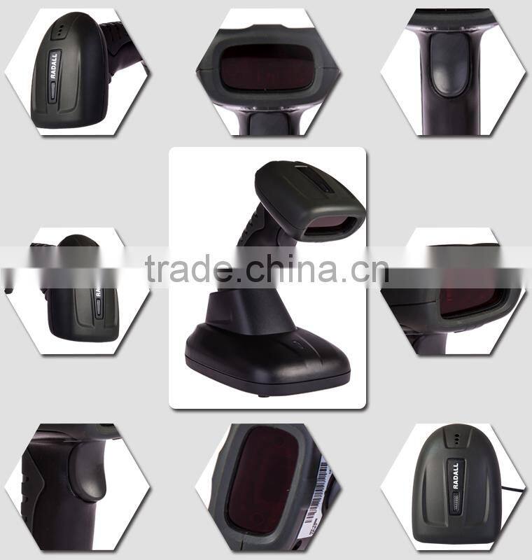 RD-6860W High Speed 32 Bite Water Proof Wireless Barcode Scanner With Chargeable Base