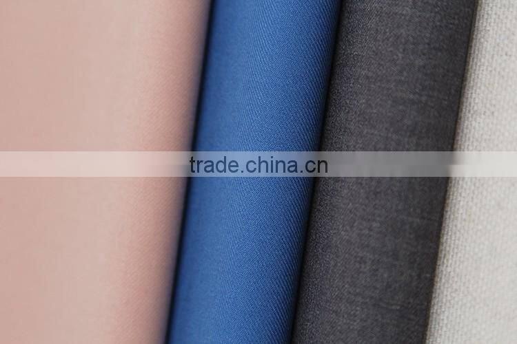 wholesale hot high quality 260g tr twill women softtextile suit lining dyeing fabric
