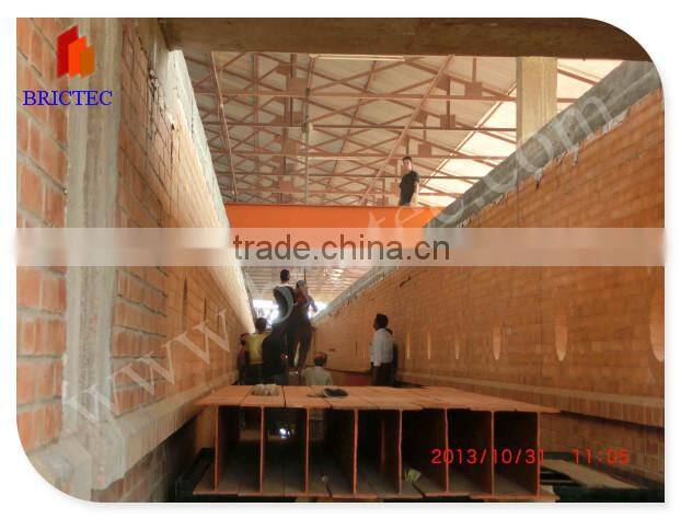 Working Radius 3130mm clay acid brick factory for sale