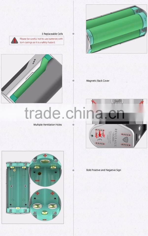In Stock Wismec new 200w vape mod wismec Reuleaux RX200 VS Wismec RX200S