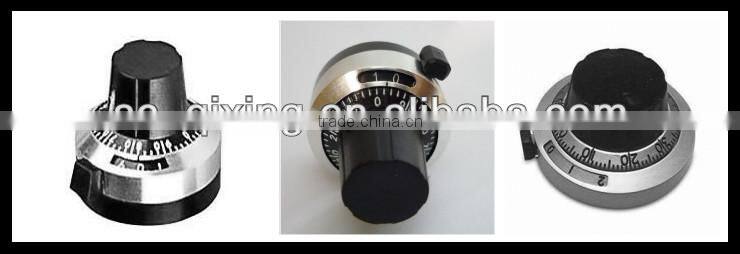 Bonens Metal black 20mm potentiometer knob